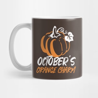 Harvest Magic: A Pumpkin Silhouette for October Mug